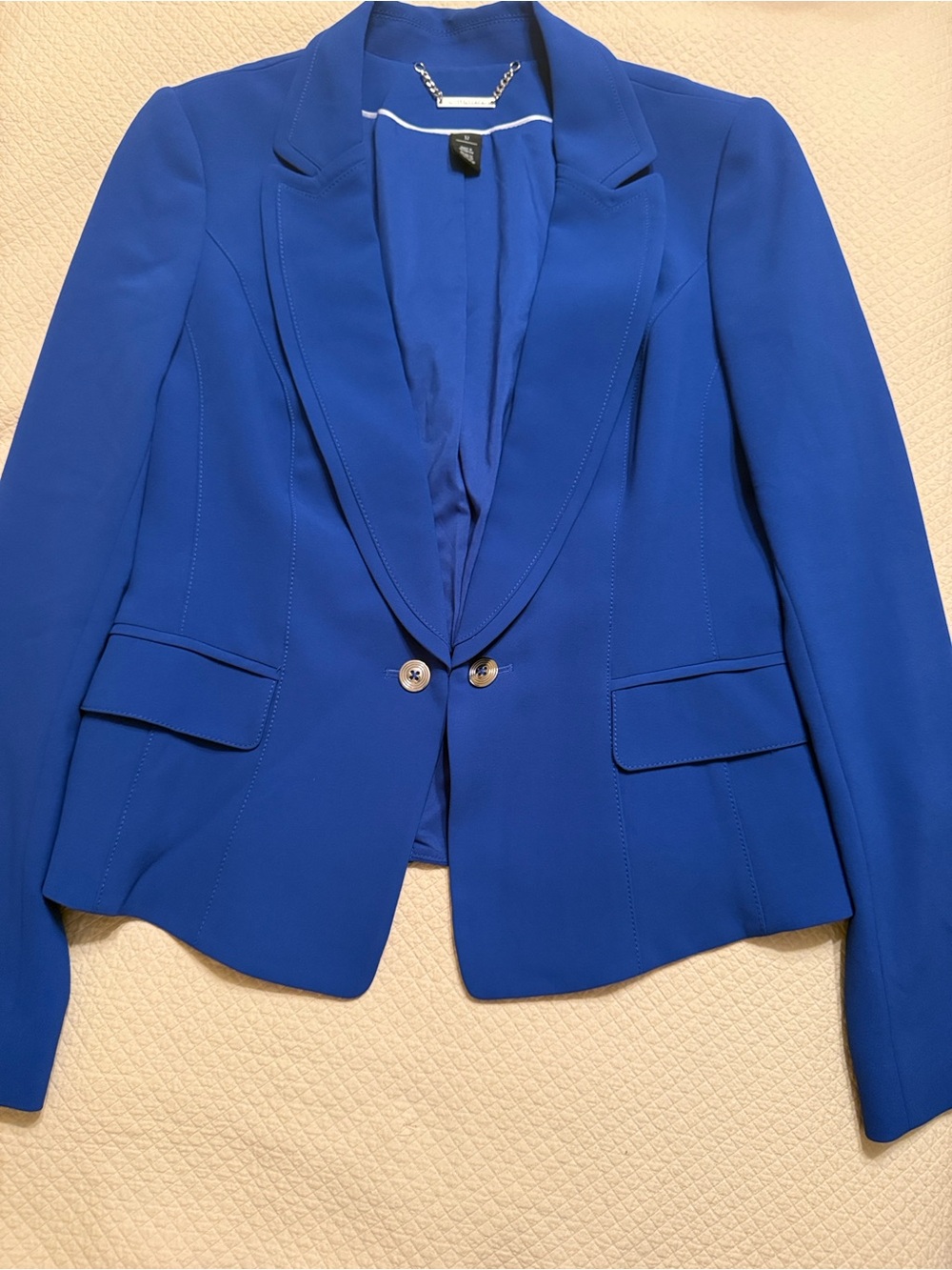 White House Black Market Cobalt Blue Tailored Blazer